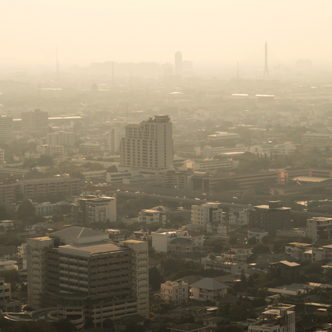 city pollution smog