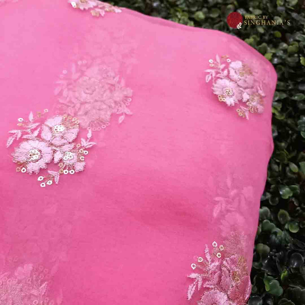 printed organza fabric