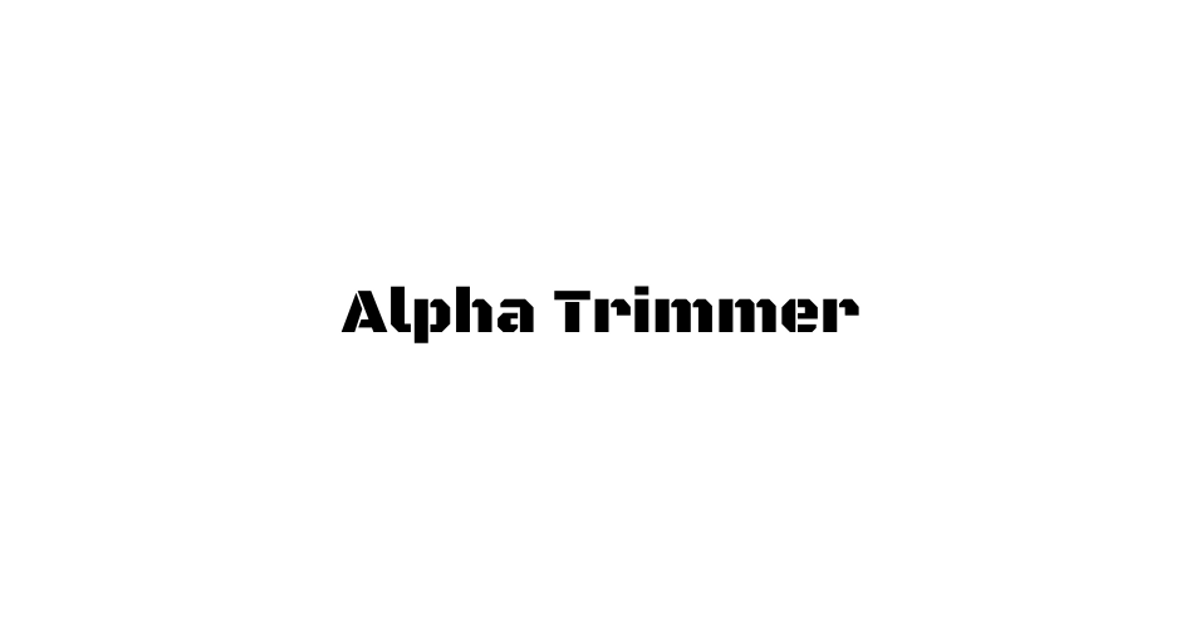 Alphatrimmer