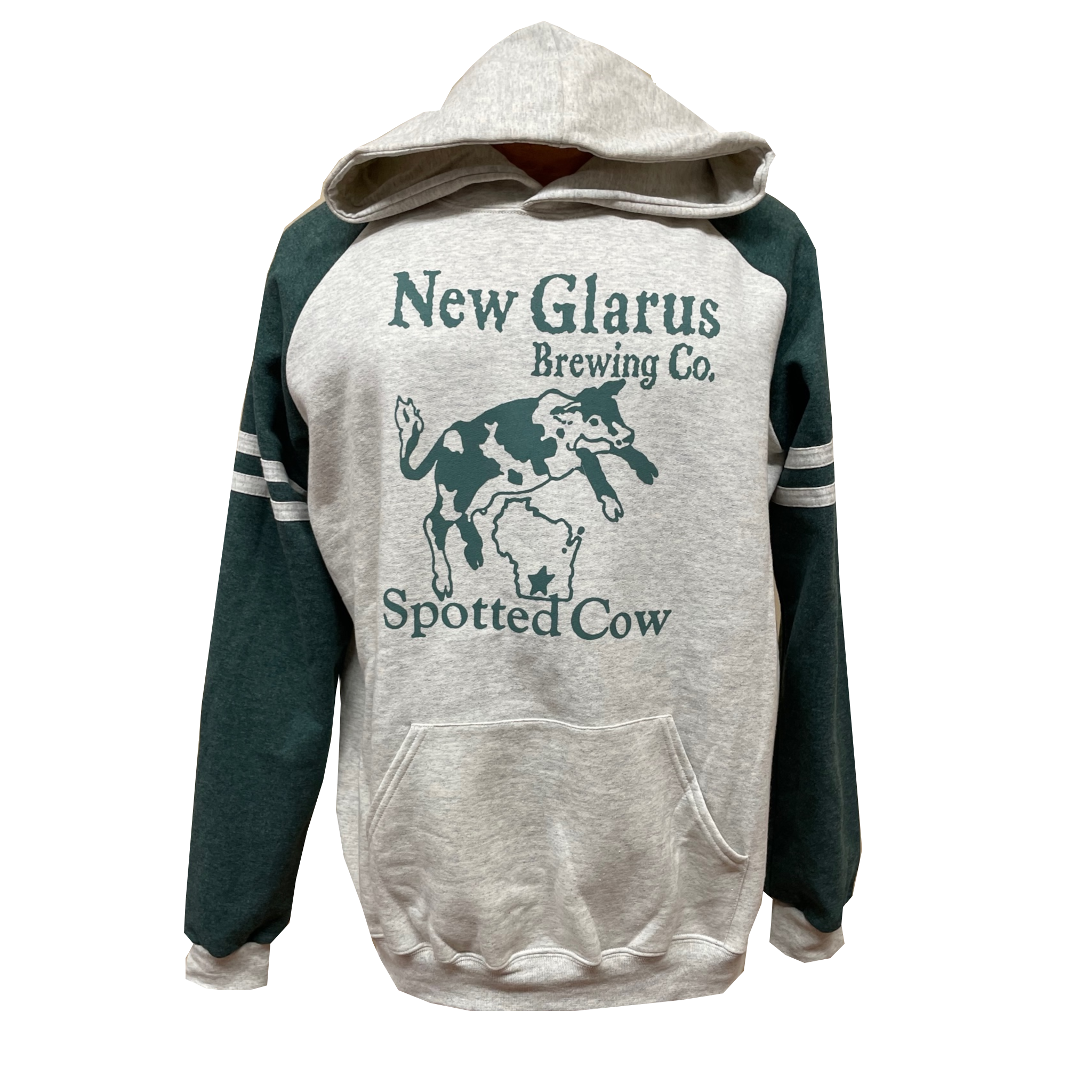 Two Tone Cow Sweatshirt - New Glarus Brewing Company product image