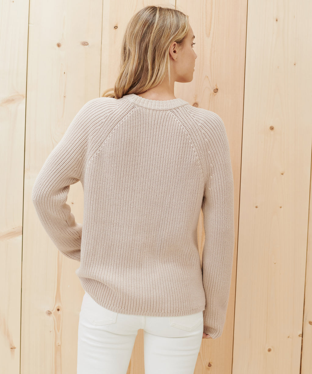 Cotton Fisherman Sweater – Jenni Kayne