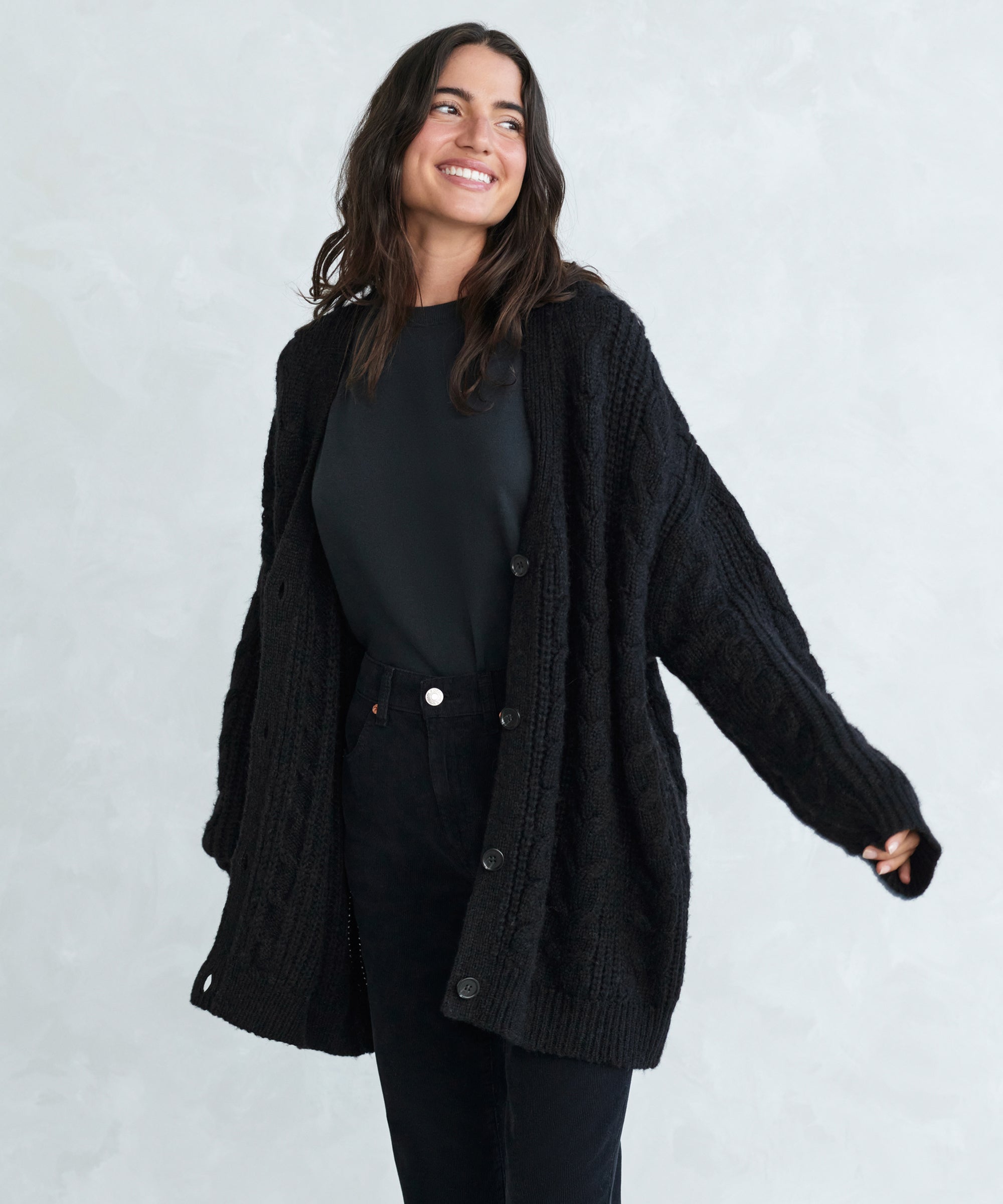 Cable Cocoon Cardigan – Jenni Kayne