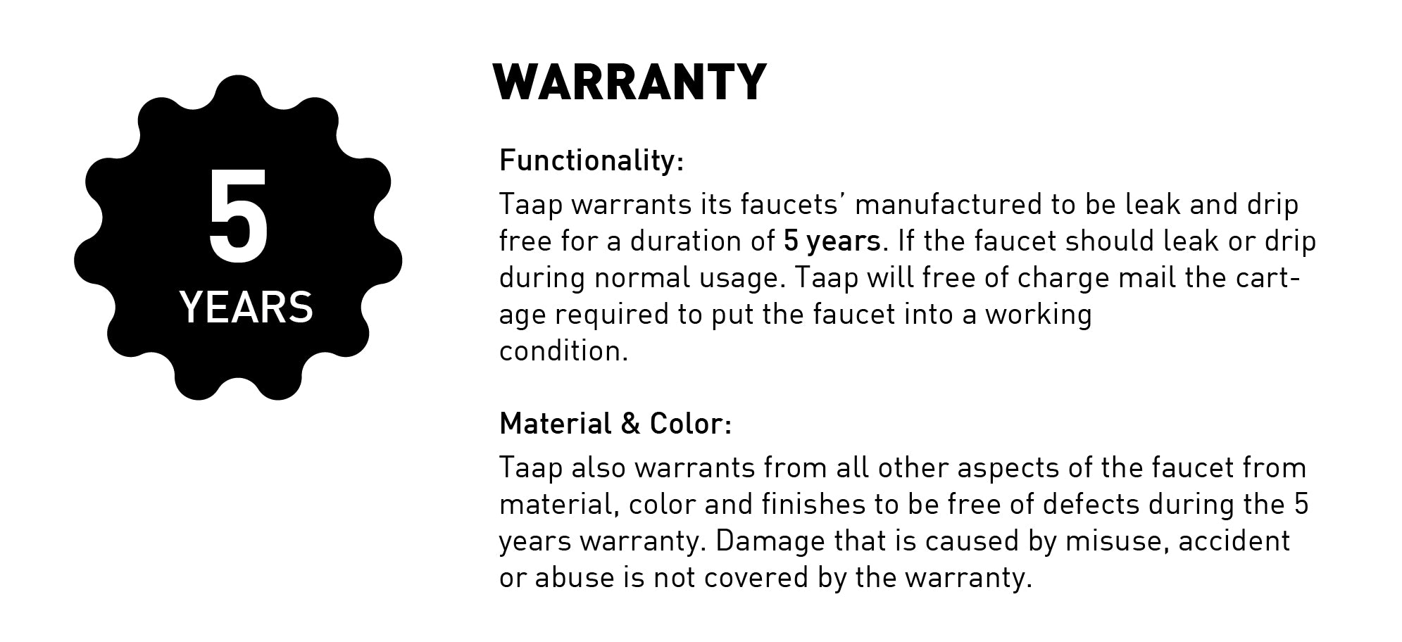 Warranty & Quality Taapegypt