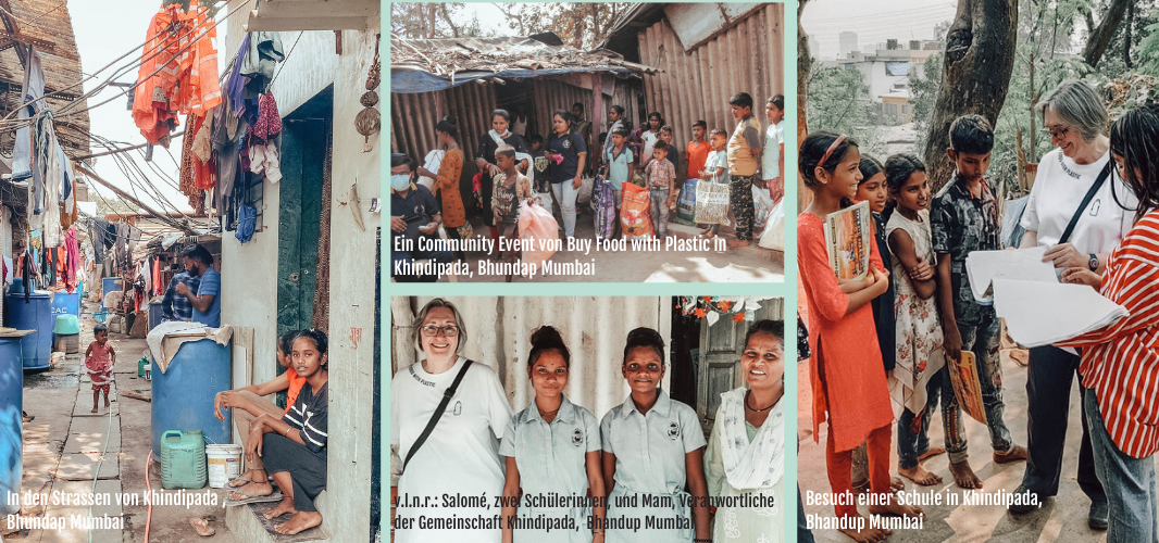 Bilder aus dem Stadtteil Khindapada in Bhandup, Mumbai, Indien.