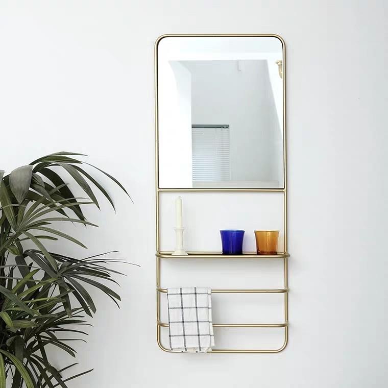 mirror shelf for wall