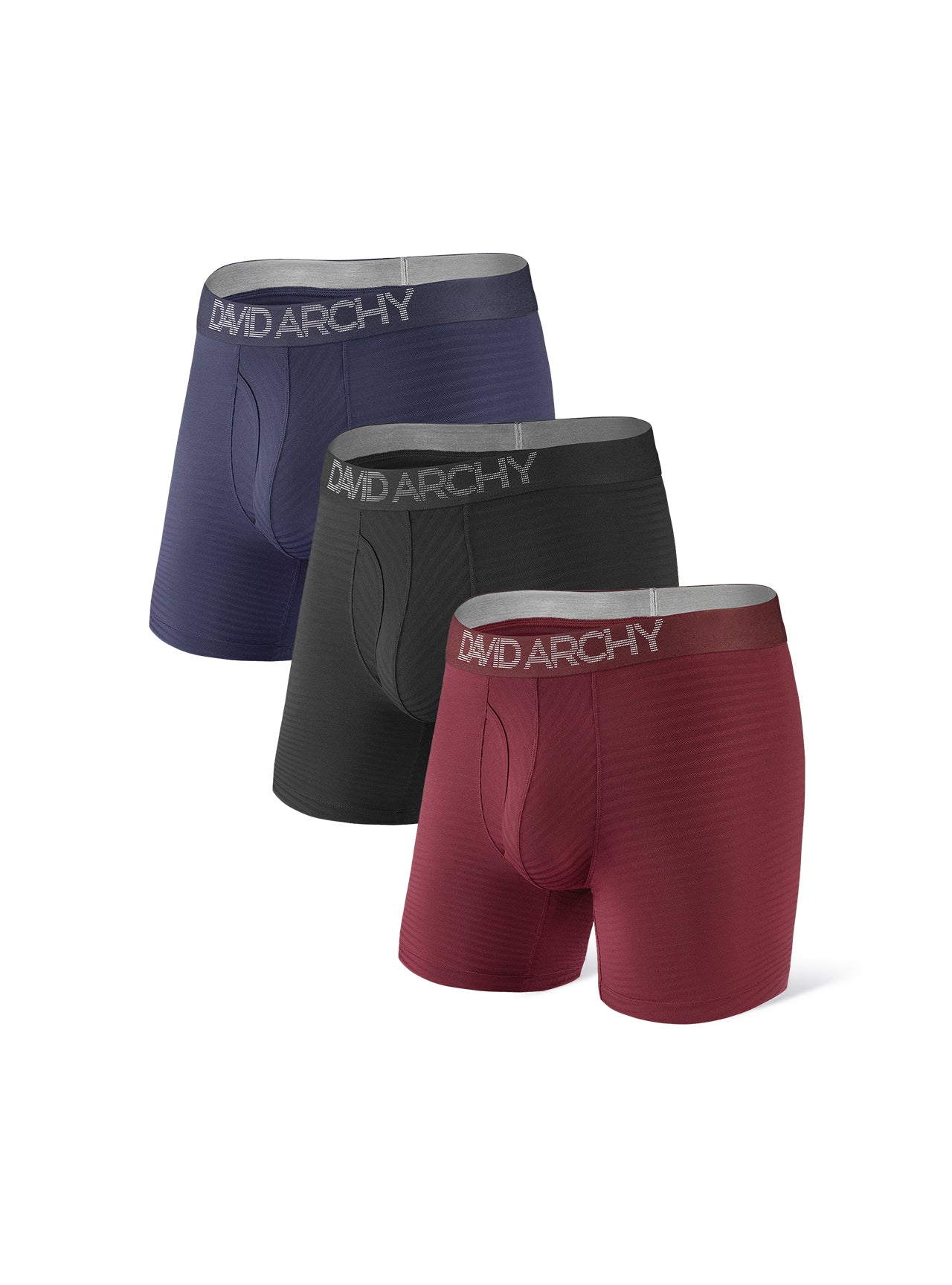 3 Packs Ultra Modal Boxer Briefs with Fly