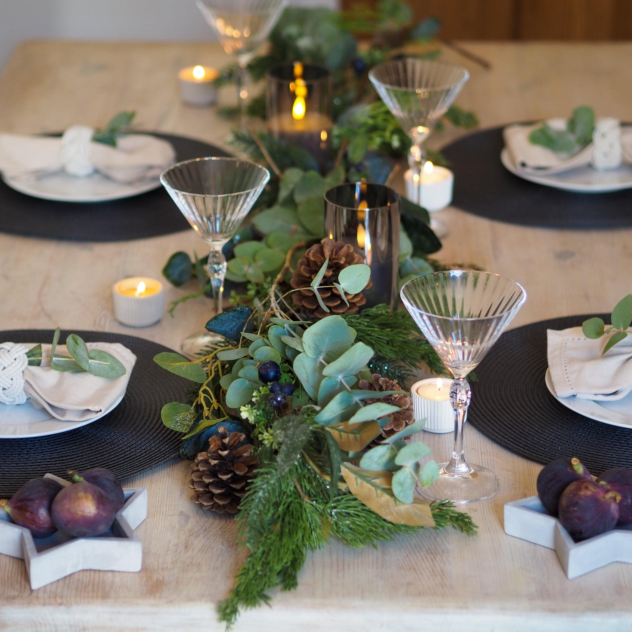 Storm Grey Circular Placemats Set Of Four – Dot and Blush