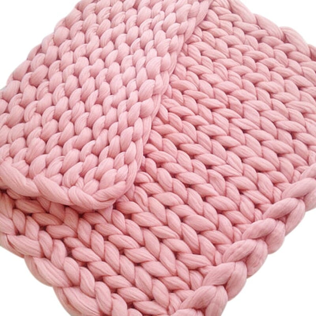 Handmade Braided Knit Blanket - BABY VIBES & CO.