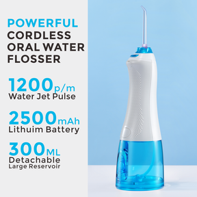 battery water flosser - Oral Backer Water Flosser For General Use - Blue