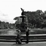 RJ Proposing to Sarah Frances in front of the Bethesda Fountain in Central Park