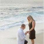 Chris Proposing to Lauren on the beach in La Jolla, CA