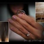 The Brian Gavin Engagement Ring and Wedding Bands