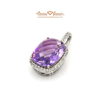 Cushion Cab Amethyst Pendant