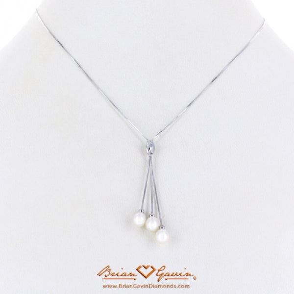 Pearls No. 26 - 3 Cultured Pearls Necklace