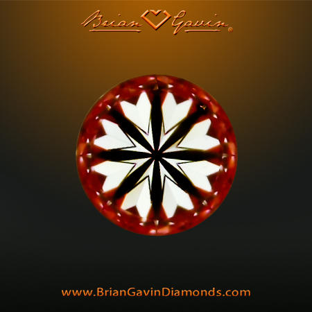 Hearts Image of H&A Super Ideal Cut Diamond