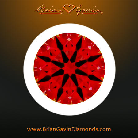 Ideal Scope image of Diamond, a Hearts and Arrows Super Ideal Cut Diamond