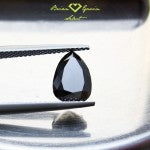 2.27 carat Black Pear Shape Diamond