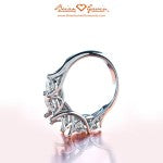 The Flowing Lines of Alani's Brian Gavin Graduated 5 Stone Trellis Ring