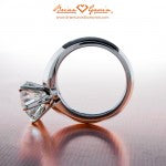 Diamond Six Prong Tiffany Ring