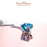 Beautiful Curves of Brian Gavin's Custom Aquamarine Pendant