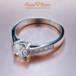 0.62ct Brian Gavin Signature H & A Diamond