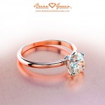 Stephan's Rose Gold and Platinum Grace Solitaire