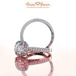 Brian Gavin's Signature Diamond Halo Engagement Ring