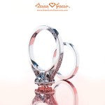 Brian Gavin's Signature Diamond Halo Engagement Ring