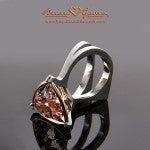 Brian Gavin Custom Ring with Morganite Super Trillion™ Cut by John Dyer