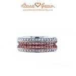 Brian Gavin's Knife Edge Diamond Pave Eternity Band