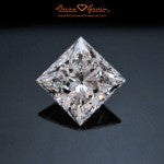 Brian Gavin Glamor Shot of Recut Princess Cut Diamond