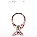 Sholdt 14K Rose Gold Flora Solitaire