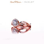 Sholdt 14K Rose Gold Flora Solitaire