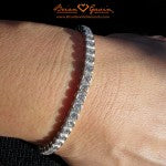 A Hand Shot of Debbie's Tennis Bracelet