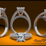 Diamond Engagement Ring CAD