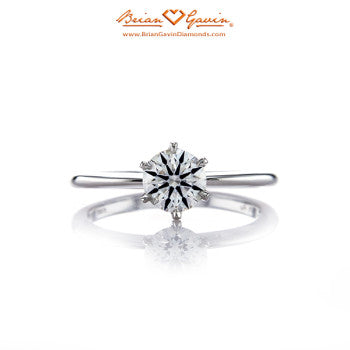 Classic Style Half Round Solitaire Ring