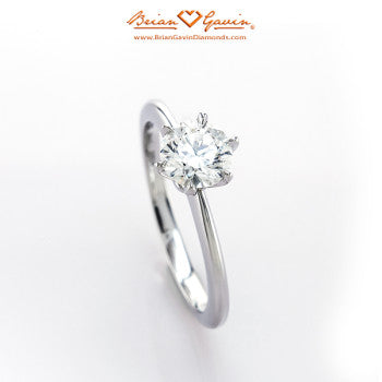 Classic Style Half Round Solitaire 