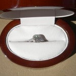 Diana's Ring in the BGD Oval Ring Box