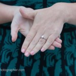 Alyssa Showing off her new Brian Gavin Diamond Engagement Ring
