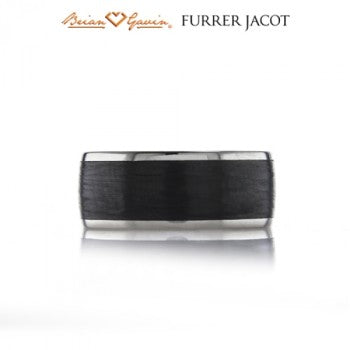 Carbon Fiber Smooth Furrer Jacot Ring 