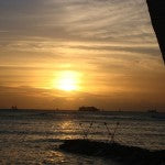 Sunset at Waikiki Beach