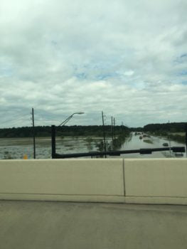 Despite Hurricane Harvey, Brian Gavin Diamonds founder drives to FedEx shipment center to deliver customer orders during Houston's Hurricane Harvey. 