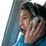 Zehra in the Helicopter