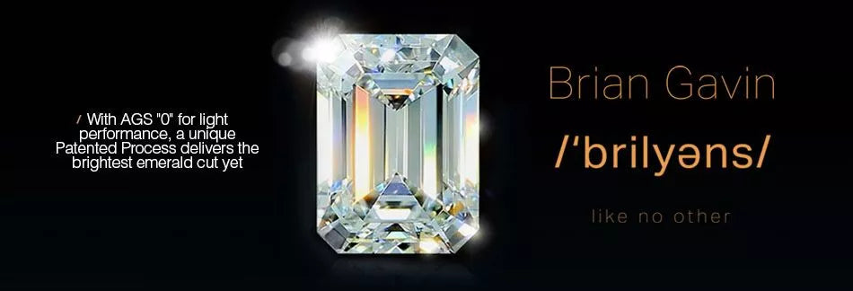 Image of a Brian Gavin emerald cut diamond