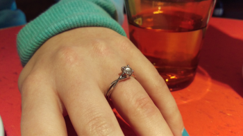 Eliza Platinum Ring 