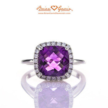 Amethyst Brian Gavin Diamonds Ring