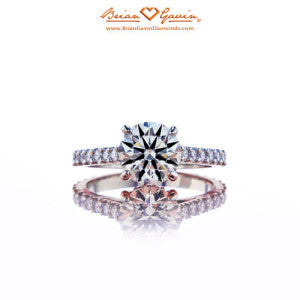 Eternal Grace Pave Set Diamond engagement ring