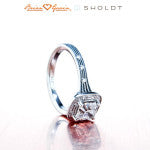 brian gavin sholdt designs 1 ct asscher cut diamond engagement ring