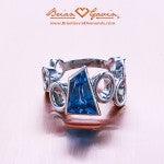 Custom Platinum Ring by Brian Gavin