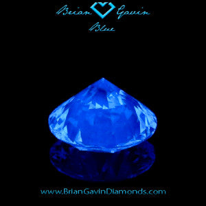 Effect Strong Blue Fluorescence G Color Diamond Brian Gavin